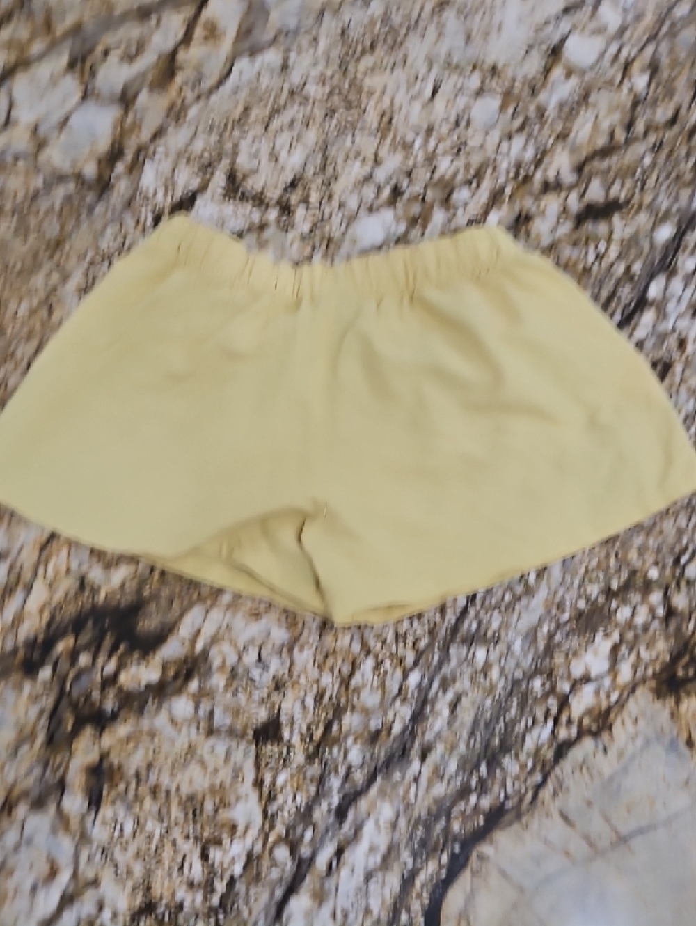 Patagonia Light Yellow Women's Athletic Shorts. Size S - Picture 4 of 4